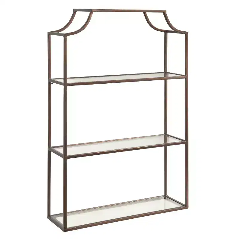 Kate & Laurel All Things Decor 21x30 3-Tier Ciel Wall Decorative Floating Shelves