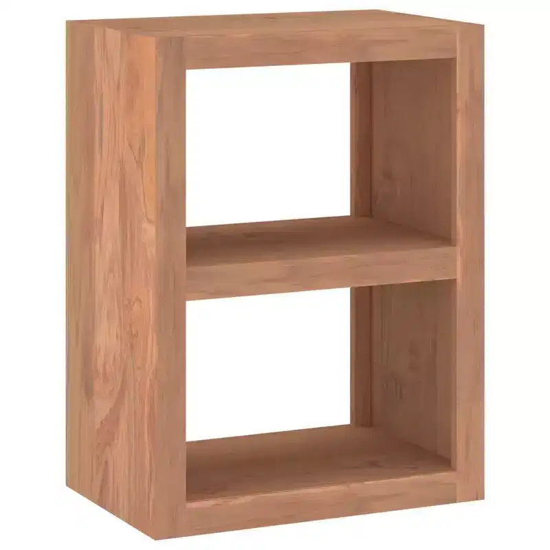 Side Table 17.7x11.8x23.6 Solid Wood Teak