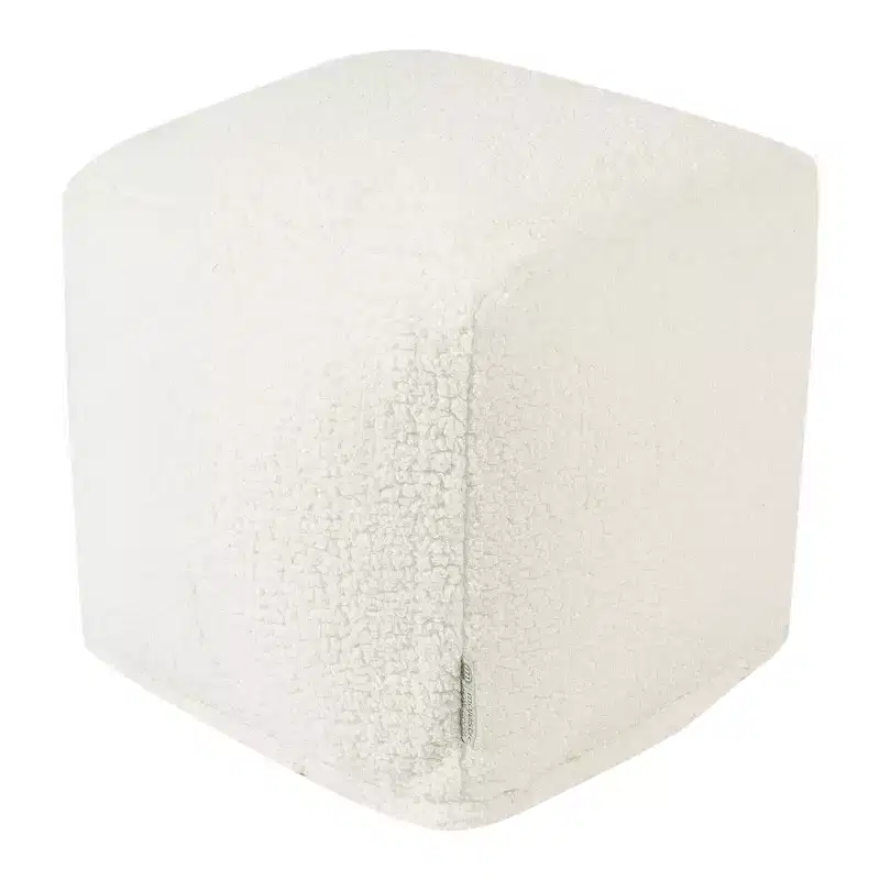 Cube Pouf Cream