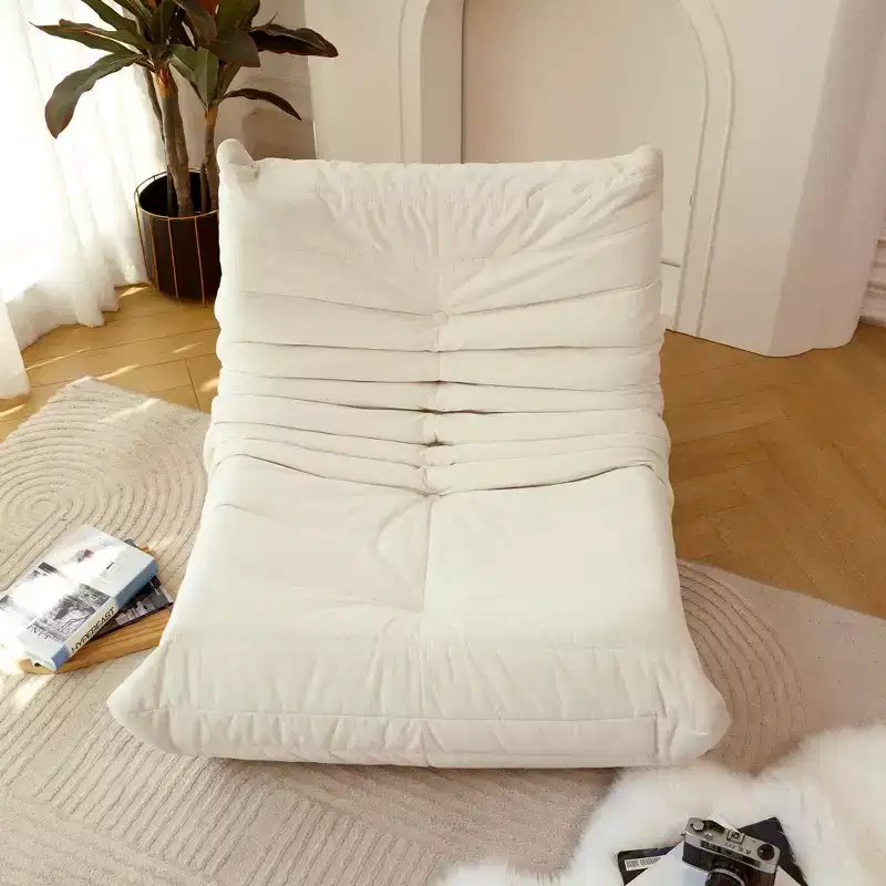 No Installation Bean Bag Chair Big Beanbag Chair for Adults Bean Bag Lounger Foam Chair for Home, Apartment, Living room or Gaming Venue Sofa in a box