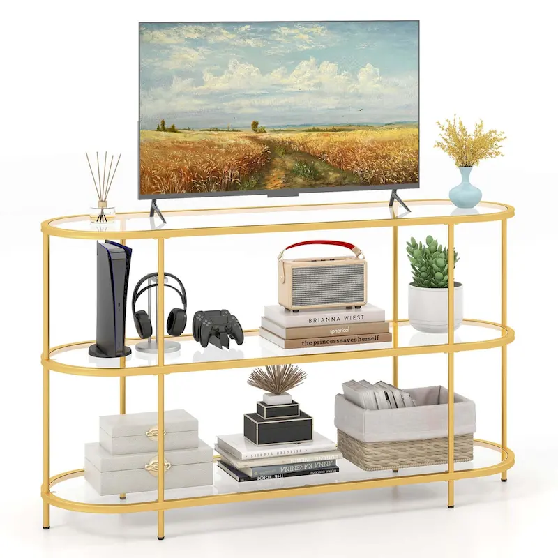 3-Tier TV Stand for TVs up to 65