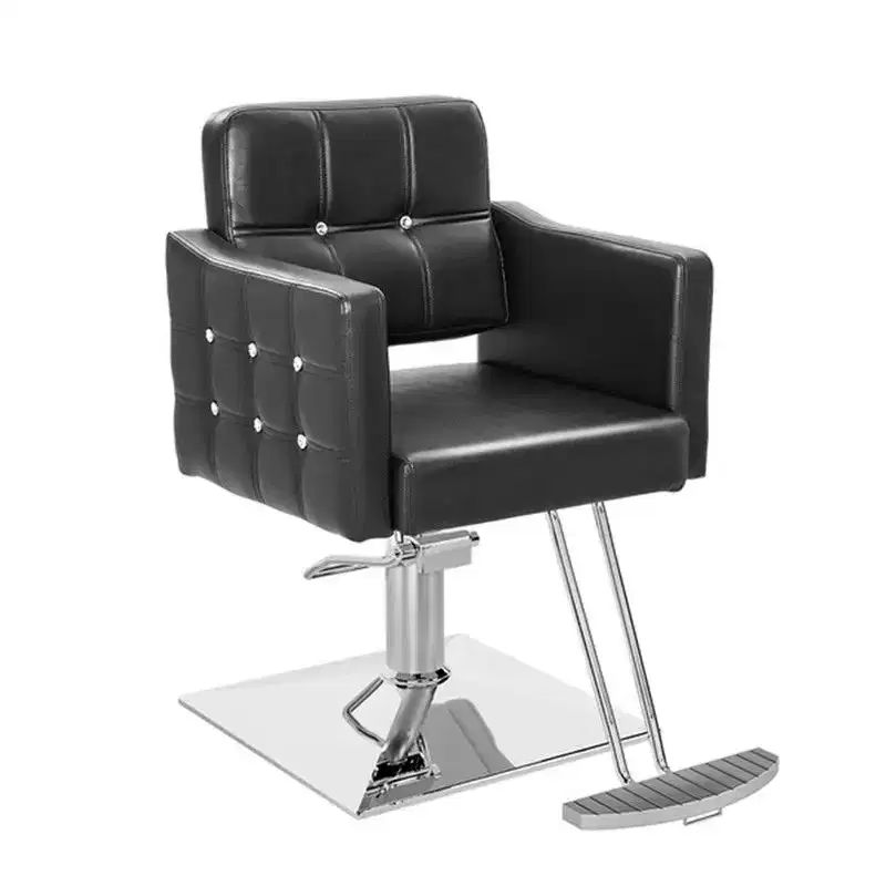 Karl Home Pink Heavy Duty Hydraulic Hair Stylist Salon Chair wiht Diamond Accents