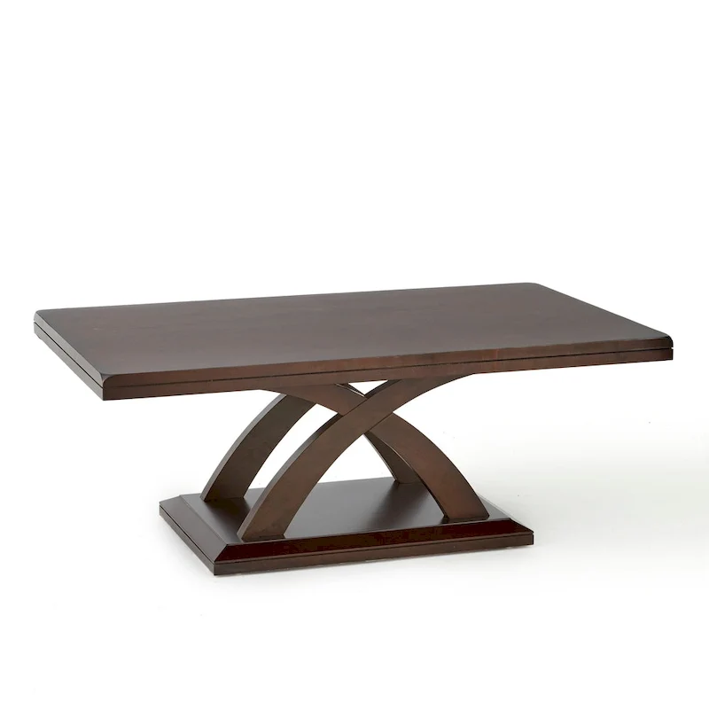 Modern Espresso Wood Occasional