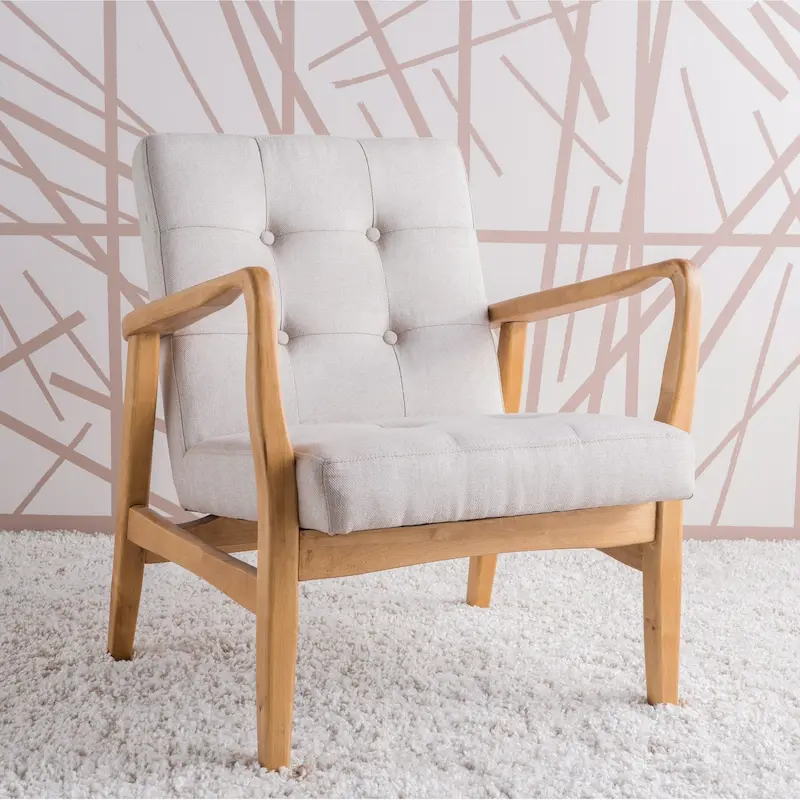 Brayden Mid-century Fabric Club Chair by Christopher Knight Home