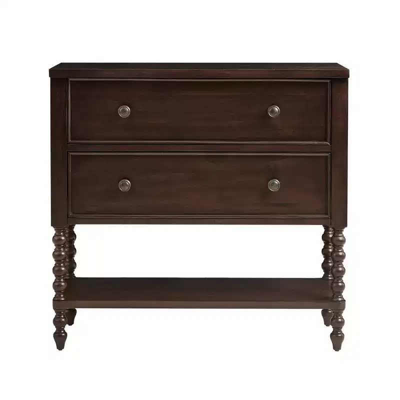 2 Drawer Accent Chest Morocco Brown