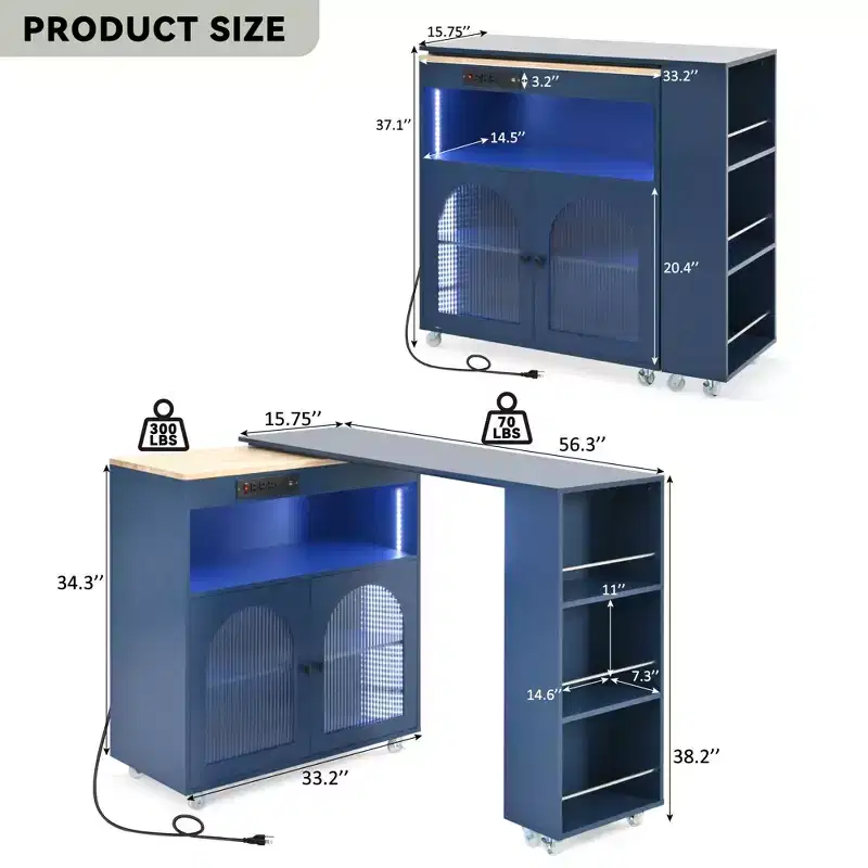 Modern Kitchen with Table and