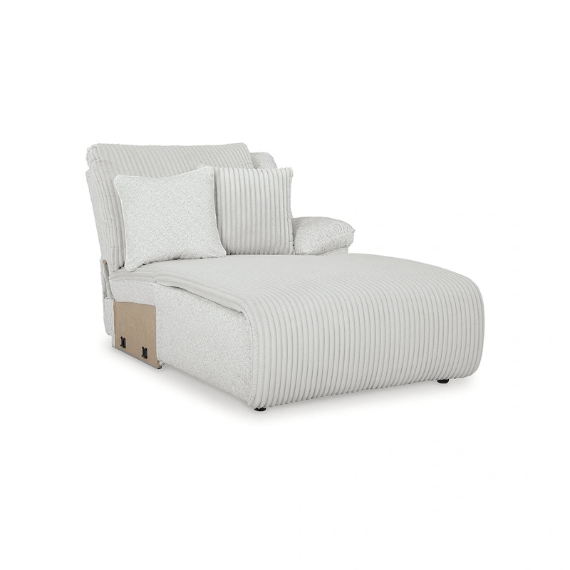 Signature Design by Ashley Top Tier Light Gray 6-Piece Reclining Sectional with Chaise - 149.5W x 132.5D x 40H