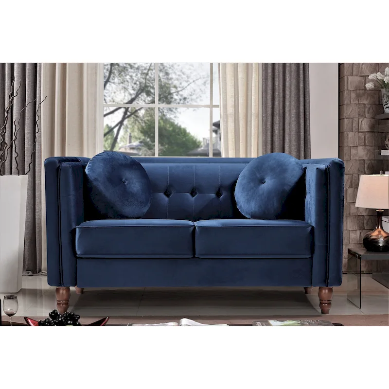 Velvet Loveseat