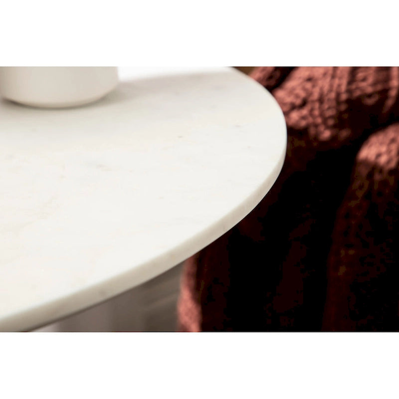 Round Wood Side Table