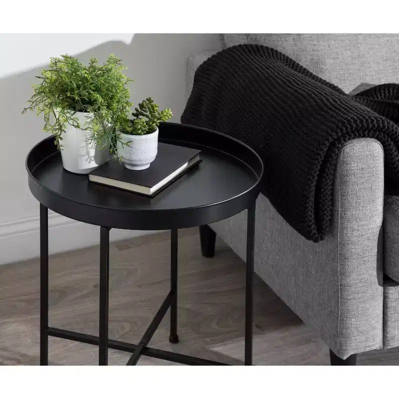 Kate and Laurel Celia Round Metal Side Table