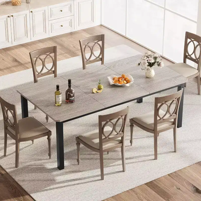 78.7 in Long Computer Desk,Large Industrial Office 2 Person Desk Workstation,Study Writing Wide Table,Modern Style Laptop Desk Tables for Home Office