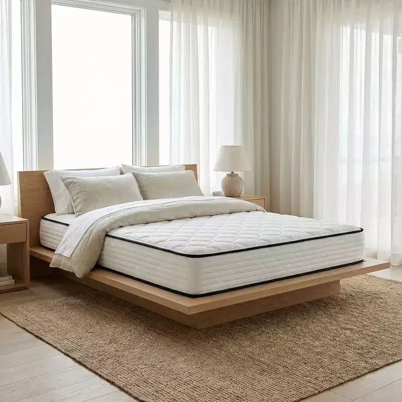 Atlas Mattress 8 XL Twin Innerspring Mattress, Breathable Cover, Medium Firmness
