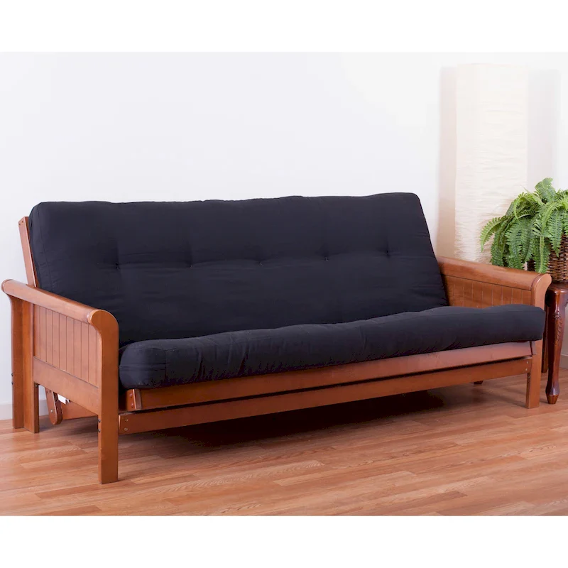 6-inch Thick Twill Futon Mattress (Twin, Full, or Queen)