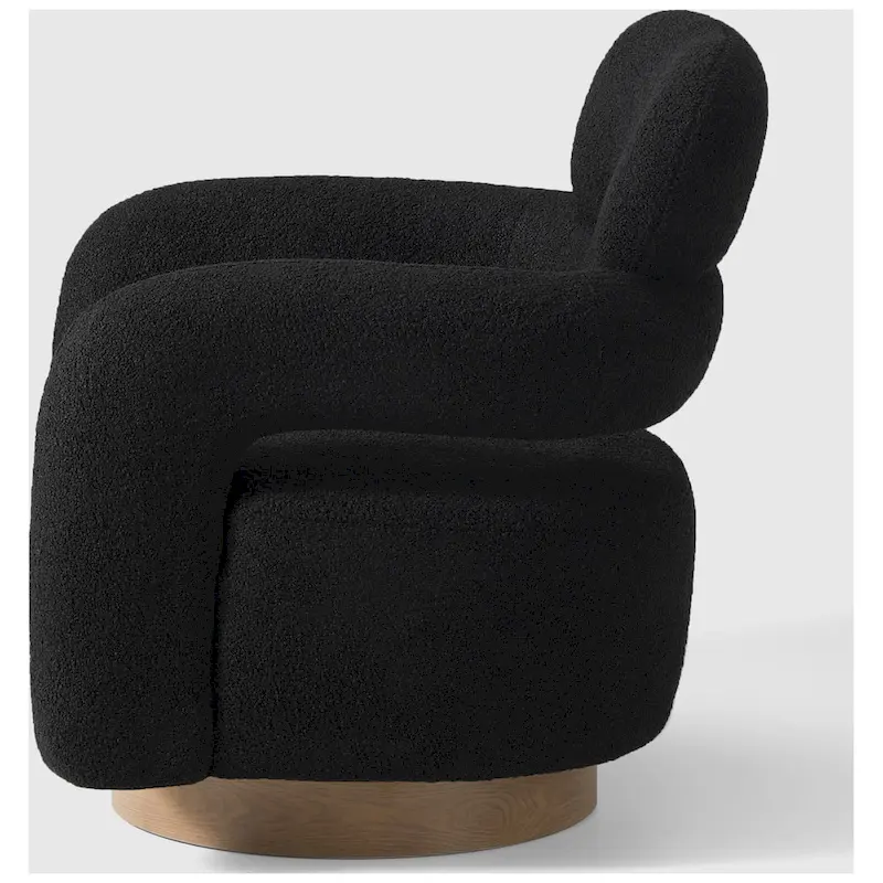 Bayville 29 Wide Sherpa Swivel Chair