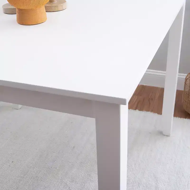 Shelby Solid Wood Traditional Square Counter Height Dining Table White - Powell