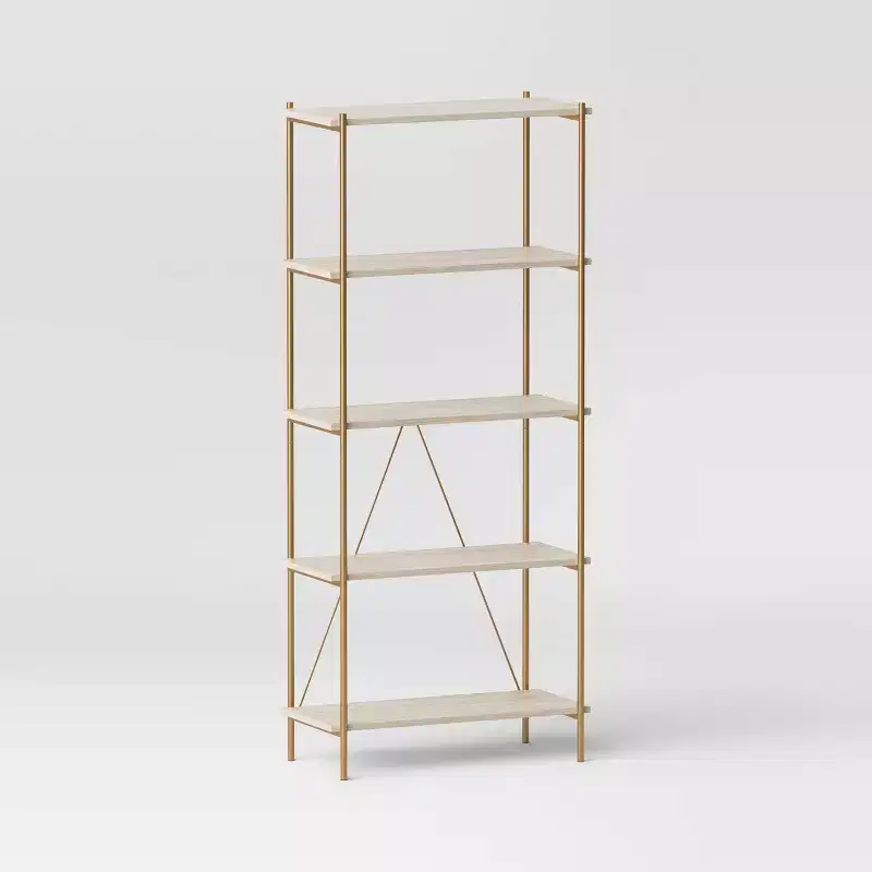 72.17 Elowen 5 Shelf Bookcase - Threshold™