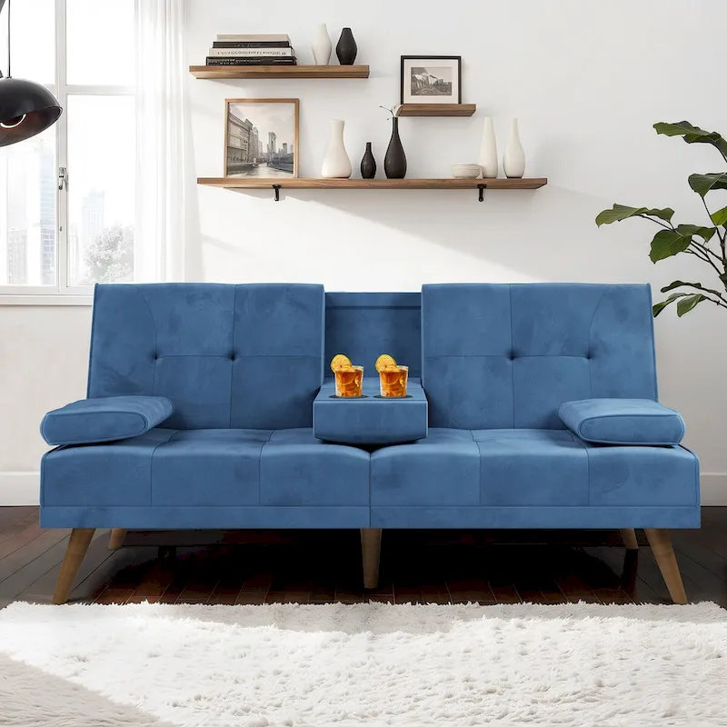 Futzca Futon Couch Sofa Bed, Small Sleeper Sofa Chair Loveseat