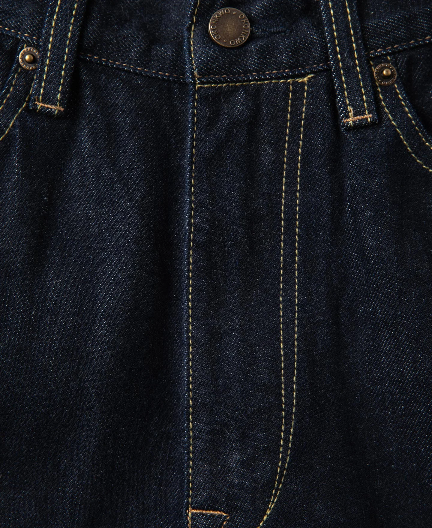 13.2 oz Embroidered Pocket Denim Jeans - Prewashed