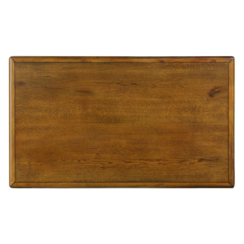 Solid Wood Rectangle Coffee Table with 4 Drawers