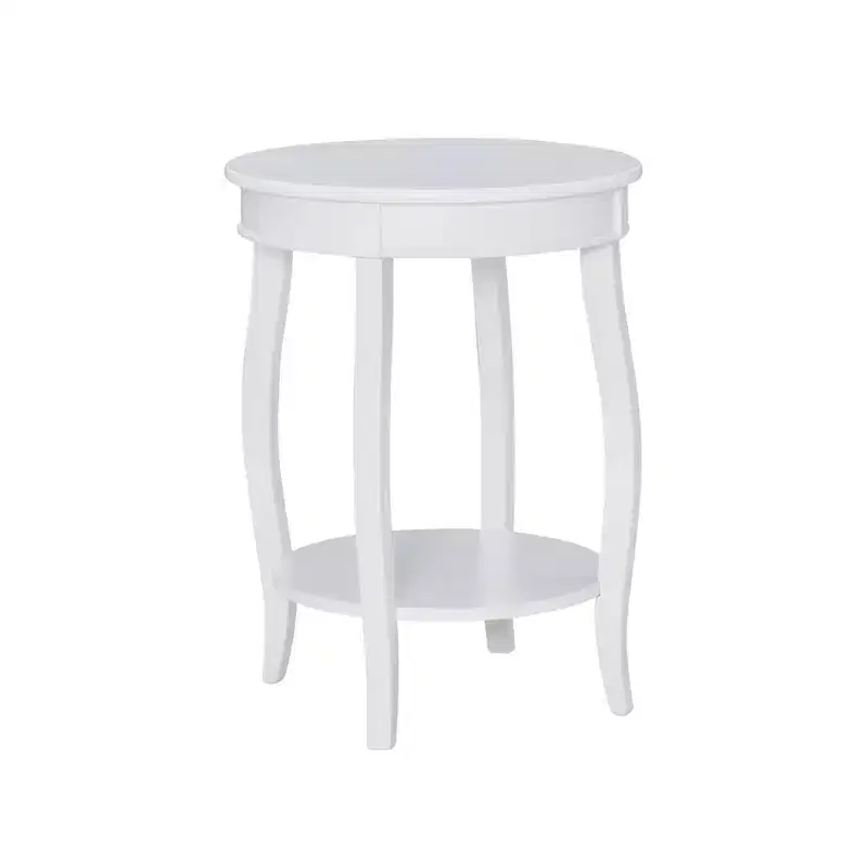Lindsay Round Table with Shelf - Powell