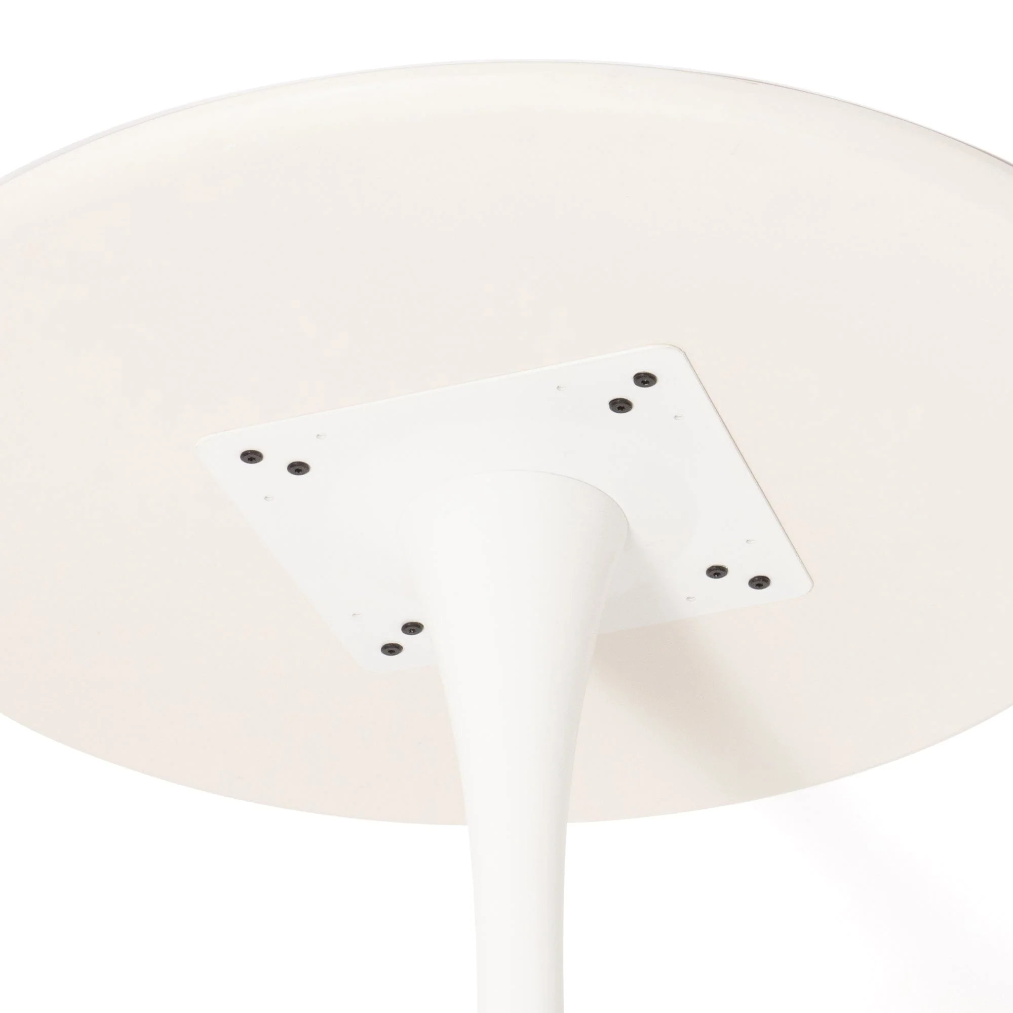 White Round Tulip Dining Table