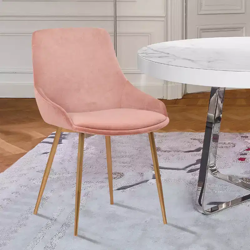 Heidi Velvet Dining Accent Chair - Armen Living