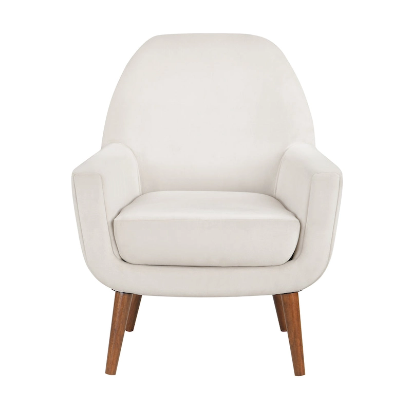 Mid-Century Velvet Arm Chair