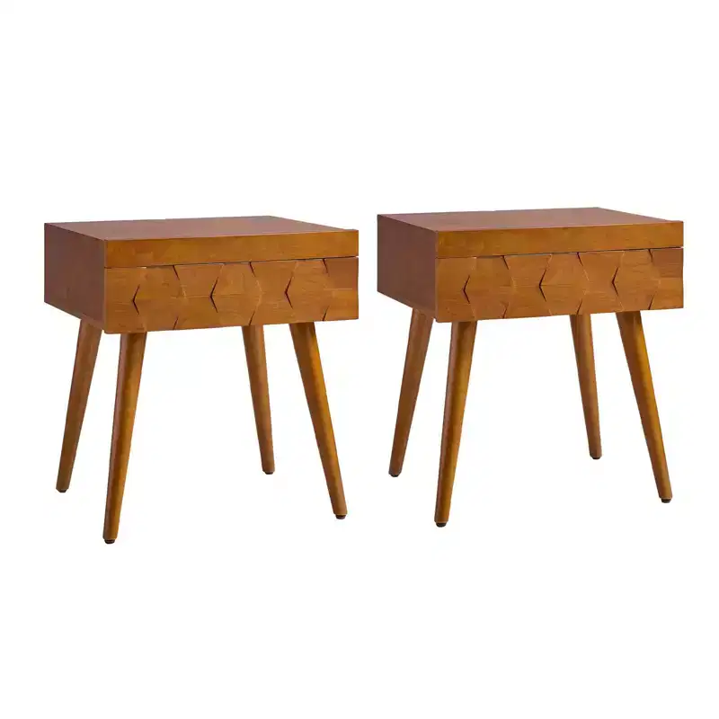 Javier End Mid-century Modern Table Set of 2| ART OF LIVING DESIGNS