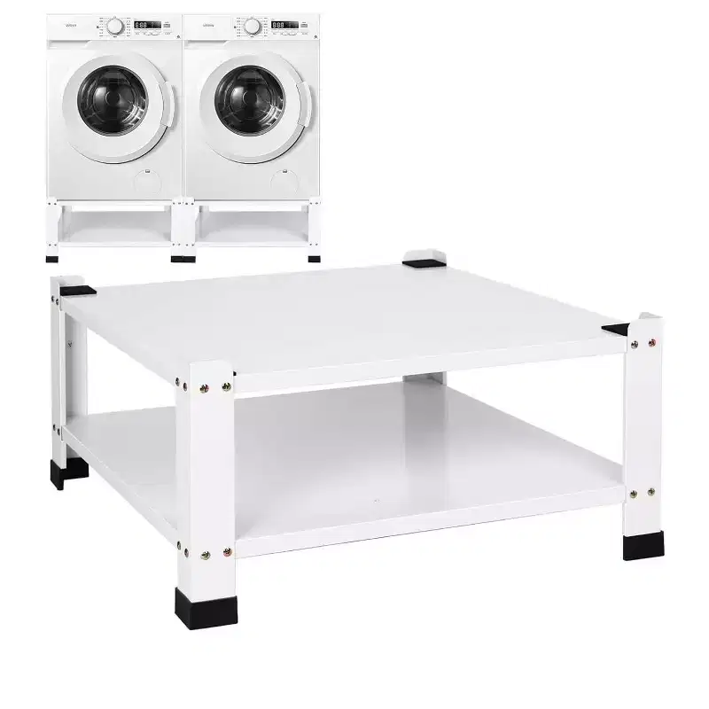 Laundry Pedestal, Washer and Dryer Pedestal 28 Inch Width 14 Inch Height - Heavy Duty Steel, 800lbs Capacity Universal Raiser