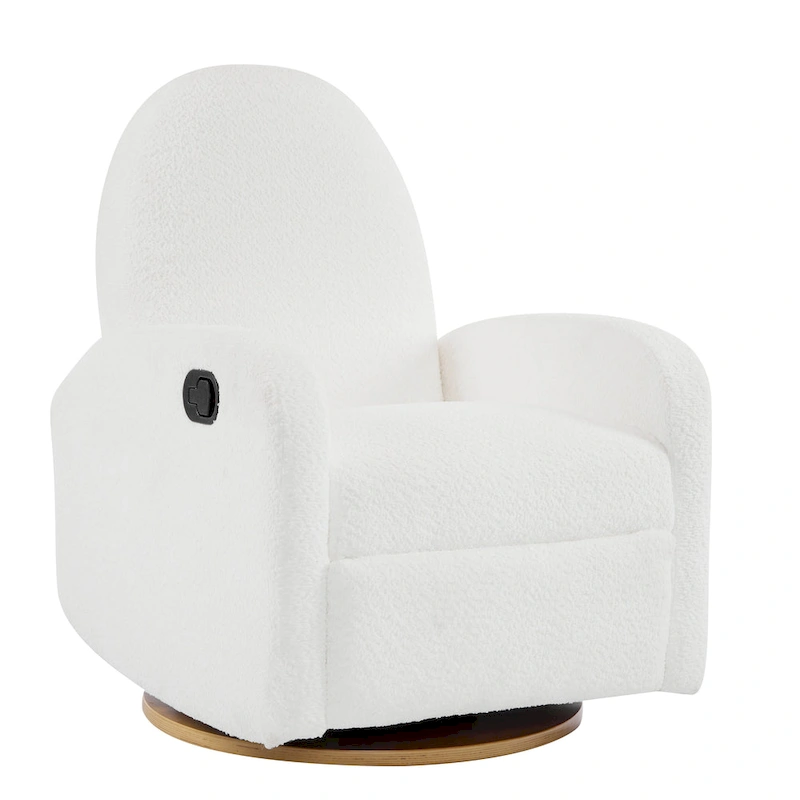 Christopher Knight Home 360 Swivel and Glider Boucle Recliner Chair