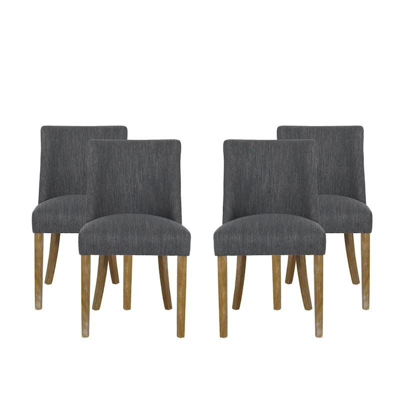 Frances Fabric Dining Chair (Set of 4) by Christopher Knight Home