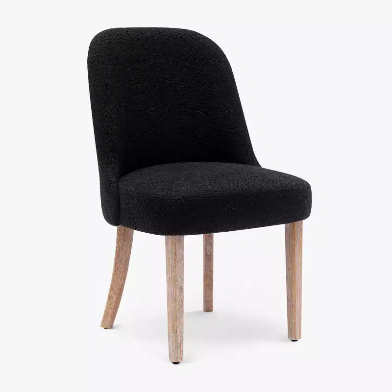 WestinTrends Mid-Century Modern Upholstered Boucle Dining Chair
