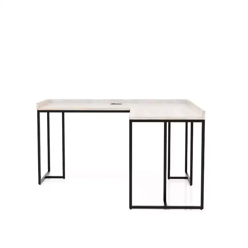 L-Shape Computer Desk with USB Port