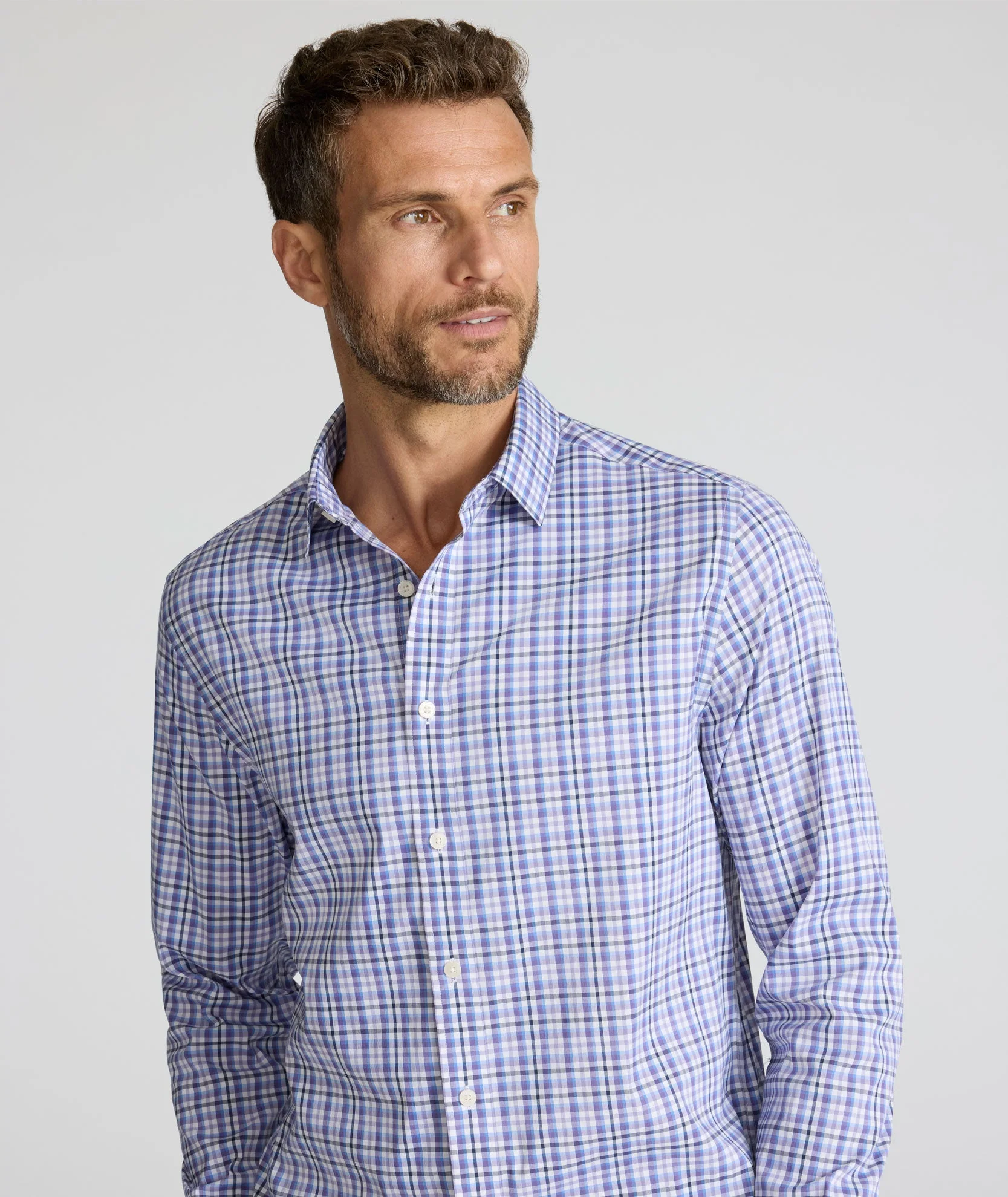 Cotton-Nylon Cooling Shirt (Purple)