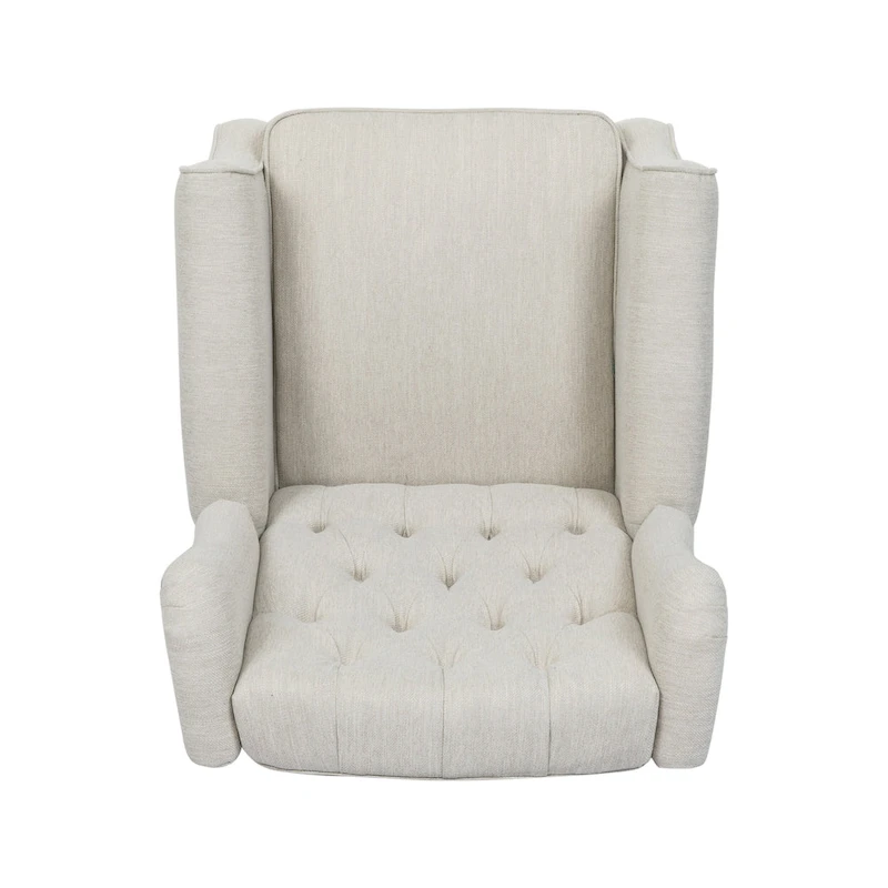 Push Back Recliner with Wingback, Modern and cozy recliner chair