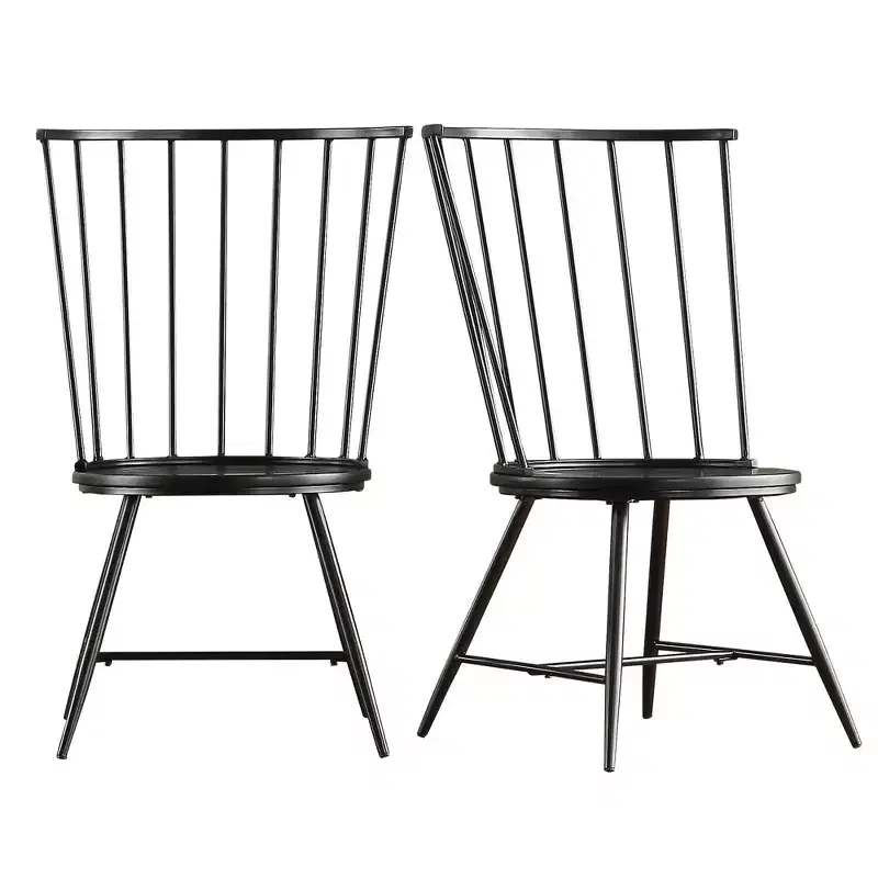 Norfolk High Back Windsor Classic Dining Chairs (Set of 2) - iNSPIREQ
