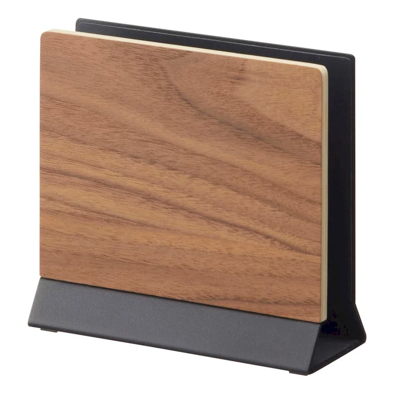 Slim Laptop Stand, Steel and Wood - L 2.44 x W 6.3 x H 5.91 inches