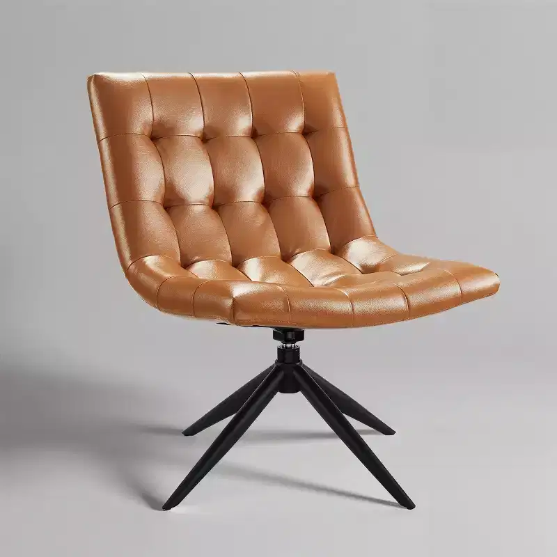 Armless Swivel Home Office Chair