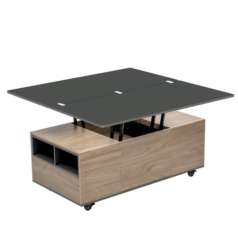 Merax Modern Lift Top Coffee Table Multifunctional Table