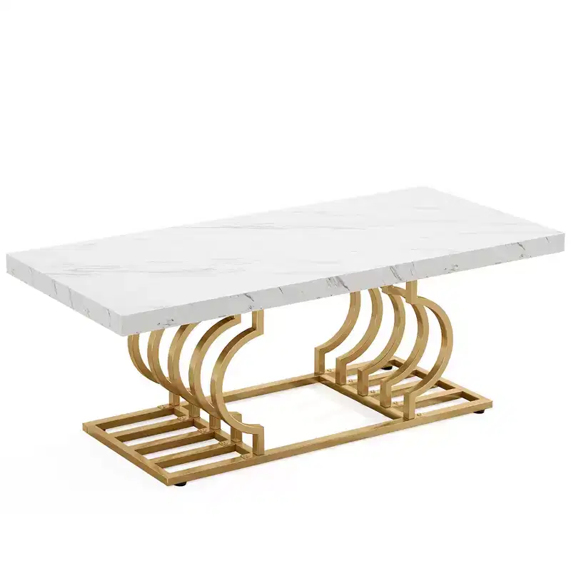 Tribesigns Modern Rectangular Coffee Table