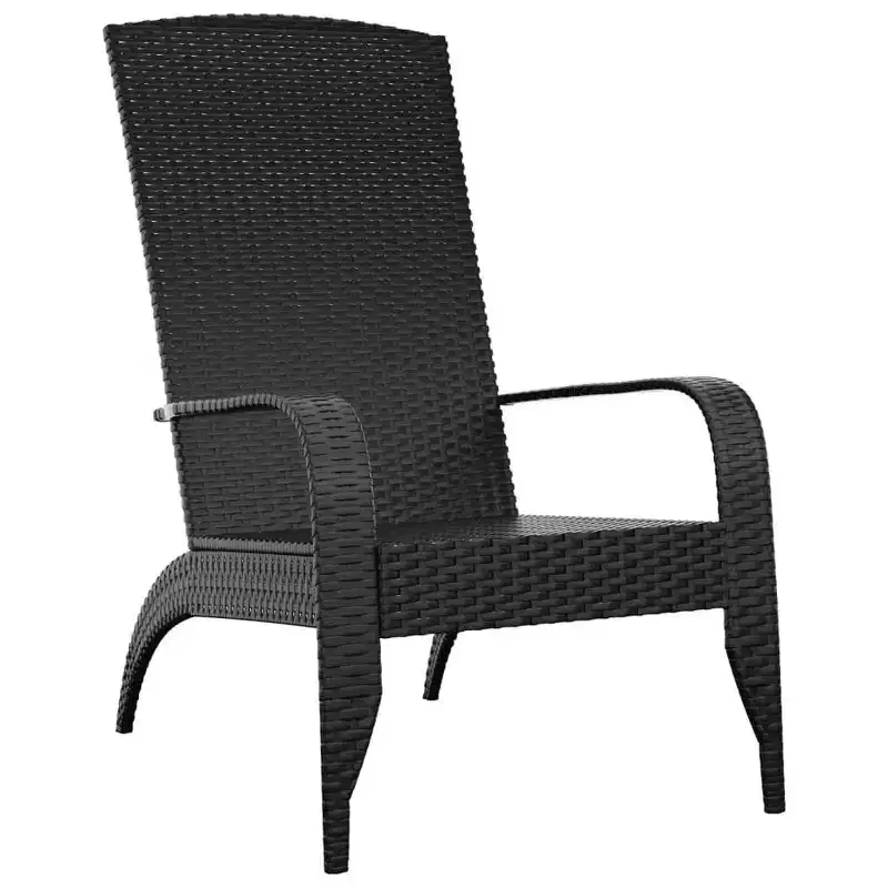 vidaXL Garden Adirondack Chair Poly Rattan