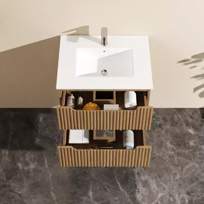 24 Wall-Mount Bathroom Vanity Cabinet Floating (Cabinet Only)