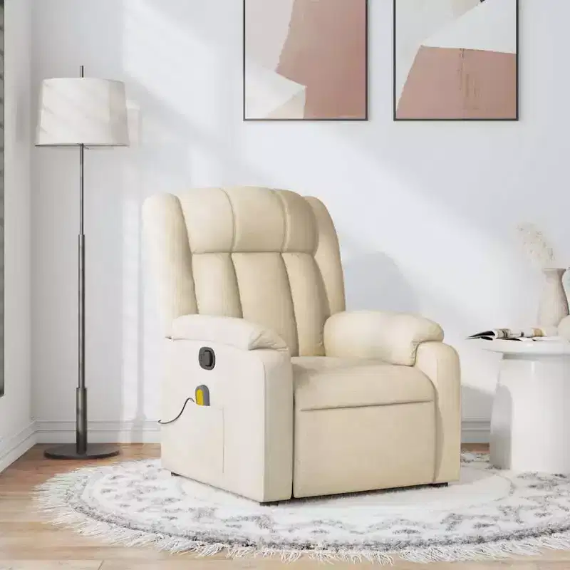 Massage Recliner Chair with Vibration & Adjustable Footrest