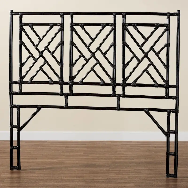 Bohemian Rattan Standalone Headboard