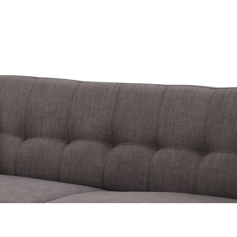 Carson Carrington Stykkisholmur Mid-century Modern Charcoal Sofa