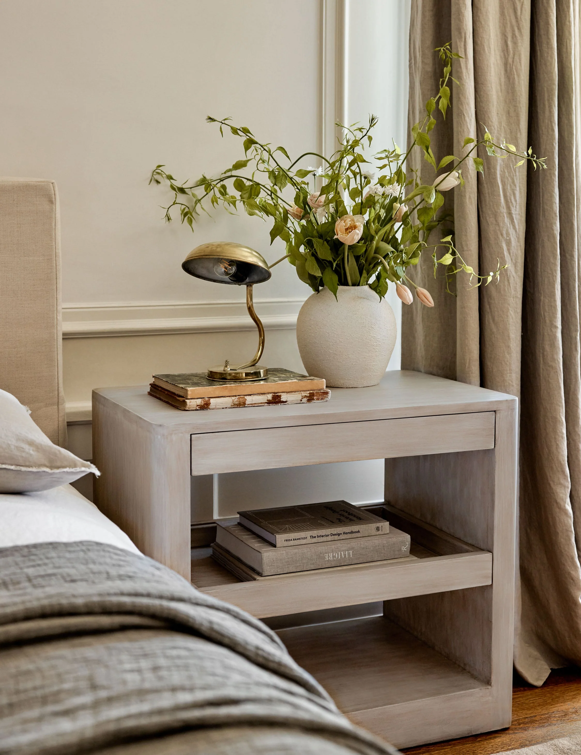 Nightstand td {border: 1px solid #cccccc;}br {mso-data-placement:same-cell;}Scandinavian form and function shine through in our nightstand. Two