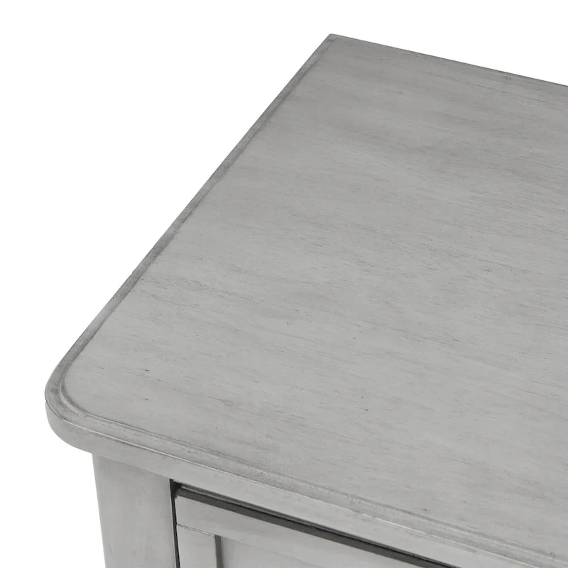 3-Drawer Console Table with Bottom Shelf