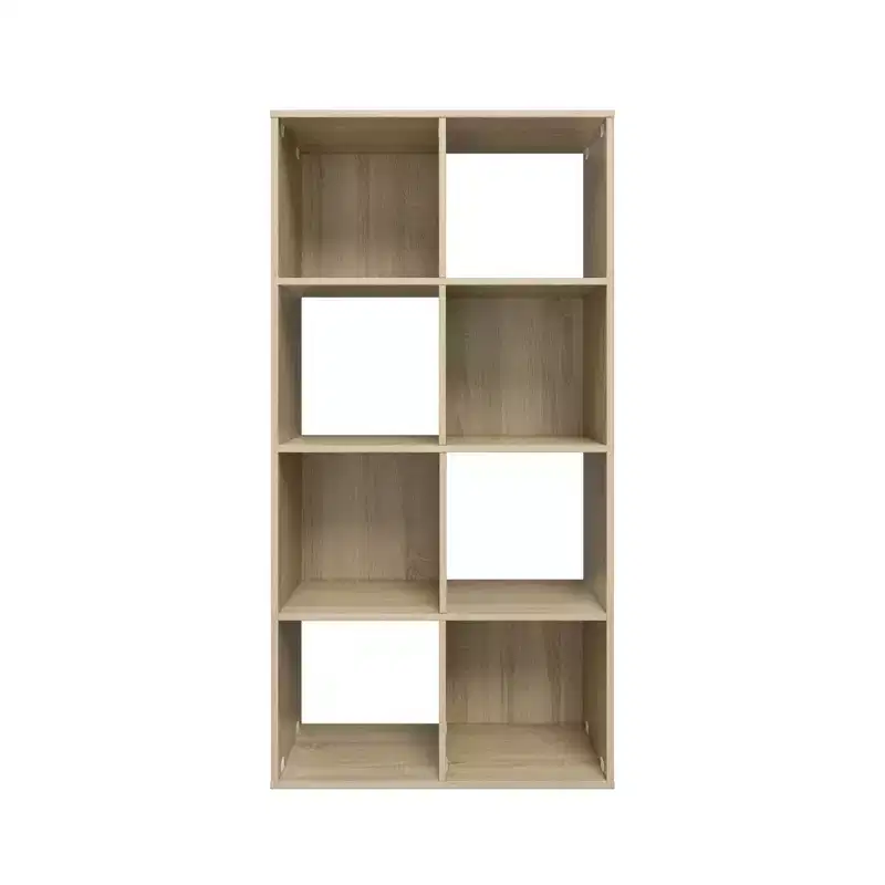 Homez 46.46 in. Tall Wood 4-Shelf Etagere Bookcase
