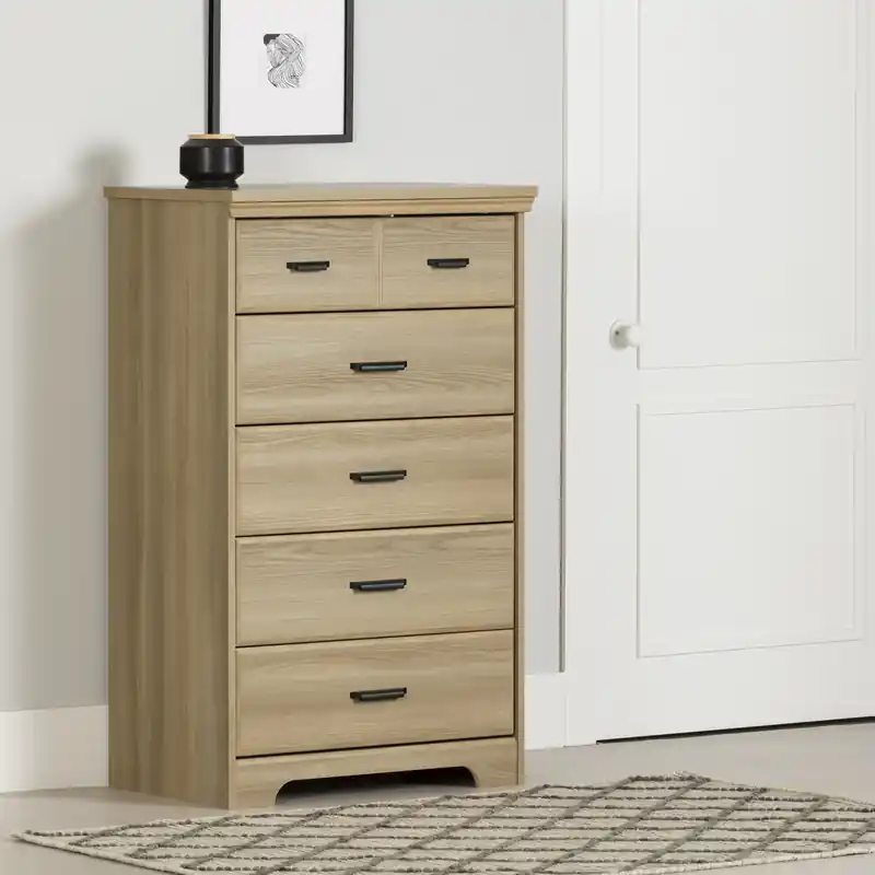 5-Drawer Chest - Natural Ash