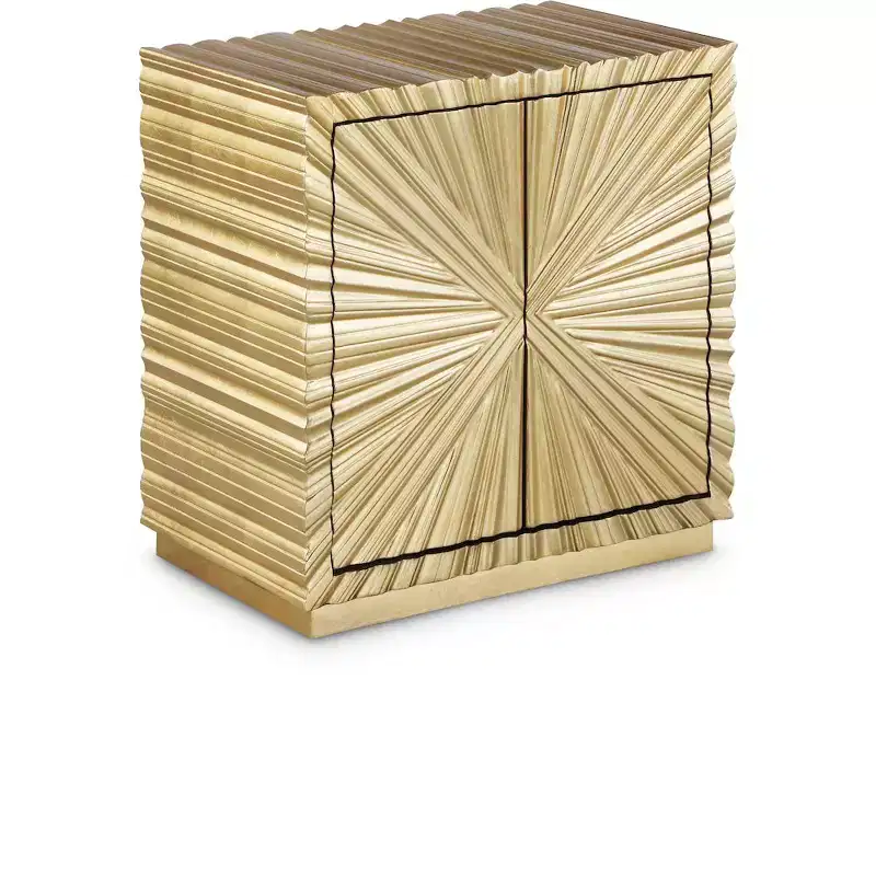Meridian Furniture Golda Gold Side Table